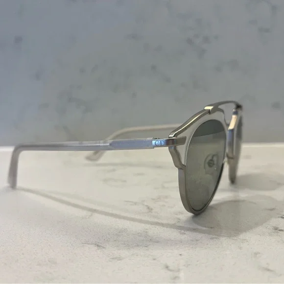 Authentic Dior So Real Sunglasses in Matte Silver - Picture 7 of 16